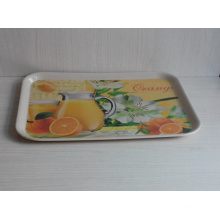 Eco Bamboo Fiber Serving Tray with Print (BC-TP1011)